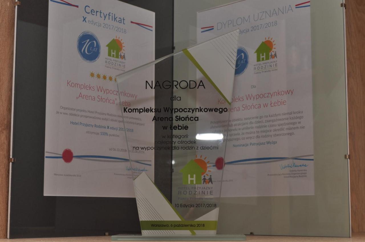 Arena Slonca Otel Łeba Dış mekan fotoğraf